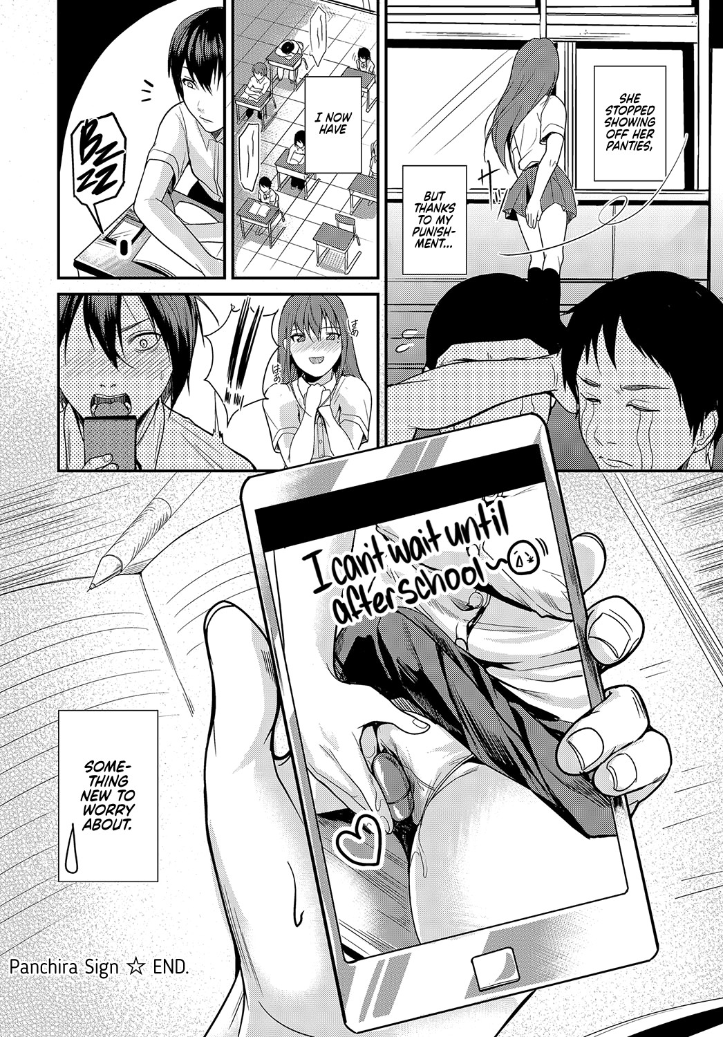 Hentai Manga Comic-Panchira Sign-Read-22